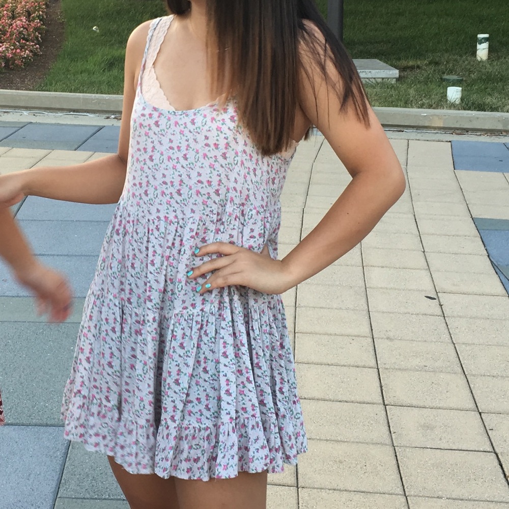 Babydoll baby pink dress